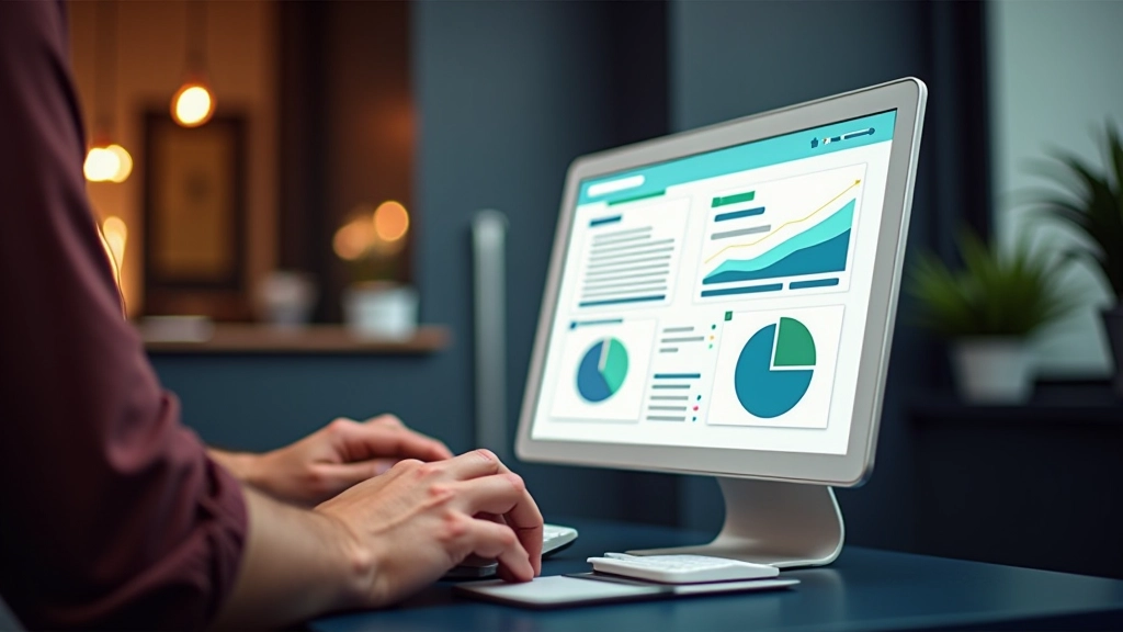 Grafici con breakpoint di dispositivi, analisi dati mercato italiano, chart e metriche, desktop e tablet, messa a fuoco nitida