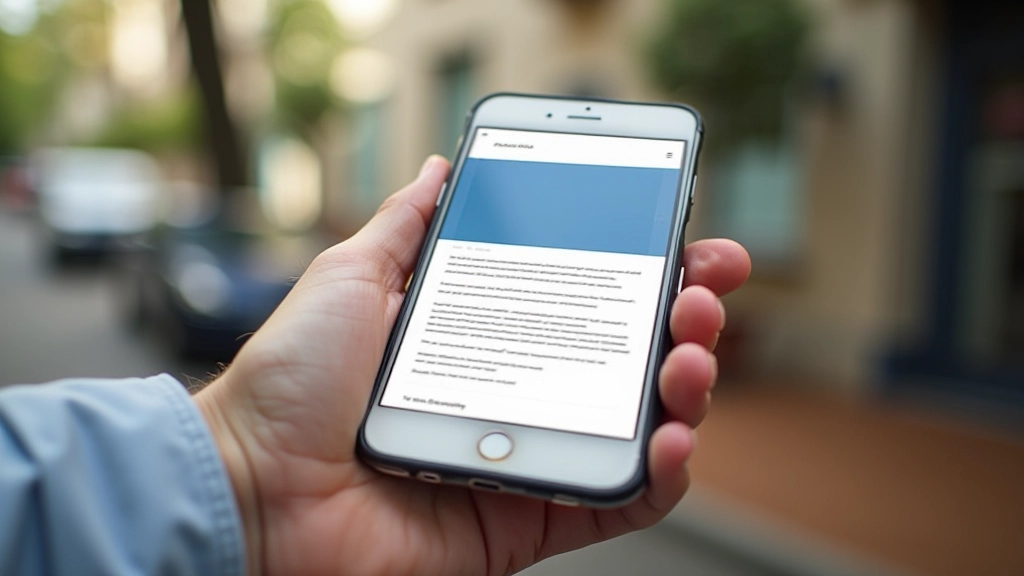 Smartphone con rete di immagini di siti web diversi, ogni schermo mostra layout responsive che si adatta correttamente da mobile a desktop